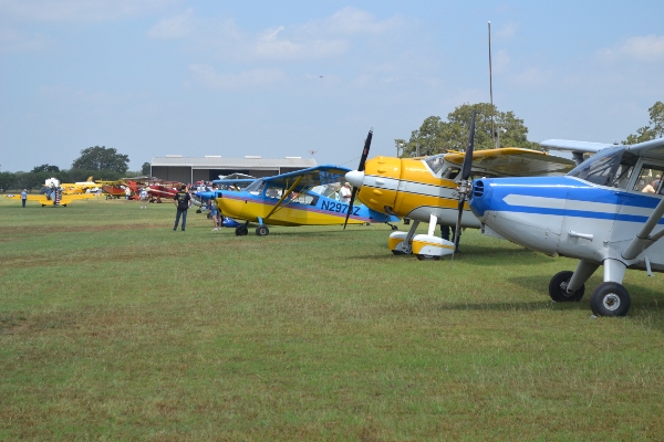 A look down the flight line at AirFair 2012