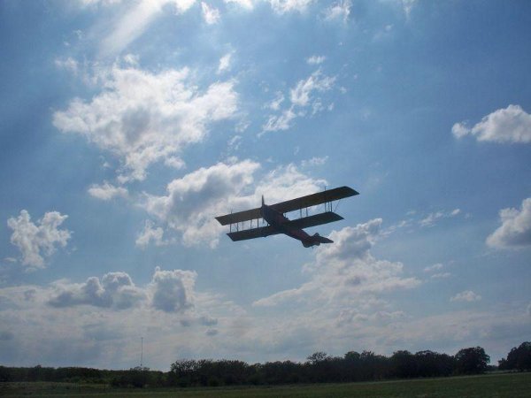 Curtiss Canuck in flight