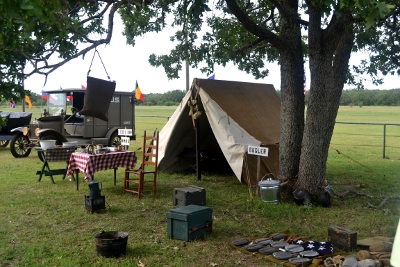 Re-enactor's campsite