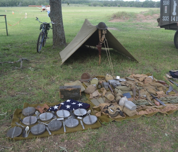 World War I equipment layout