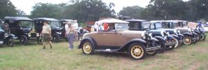 Ford Model A and Model T cars