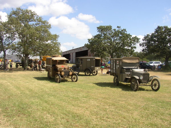 Museum Model Ts on display