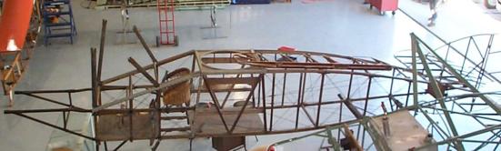 F.2B fuselage top view