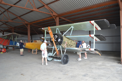 WWI Airplane exhibit