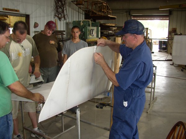 Covering Thomas-Morse Scout parts