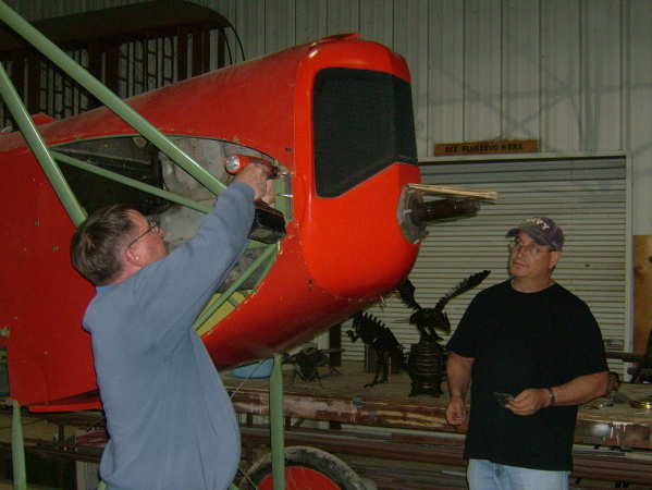 Fokker D.VII preparation