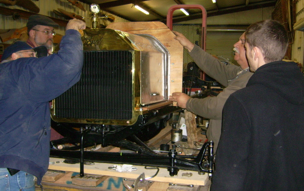 Speedster hood fitting