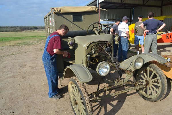 Prepping a Model T for engine installation