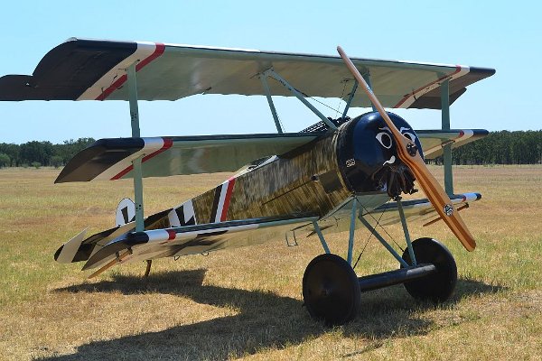 Fokker Dr.I triplane ready to fly