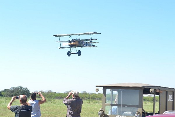 Fokker Dr.I Triplane fly-past