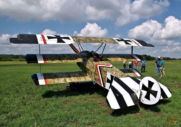 Fokker Dr.I Triplane on the grass