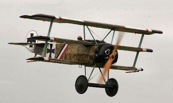 Triplane flying low