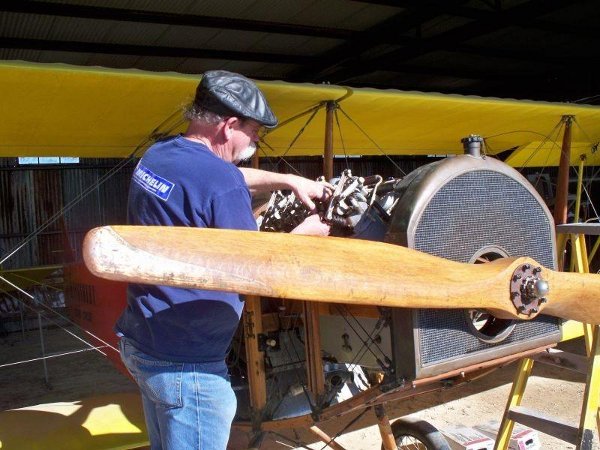 Working on the Canuck's valve