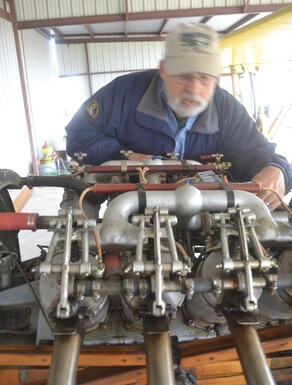 Checking the Canuck's engine