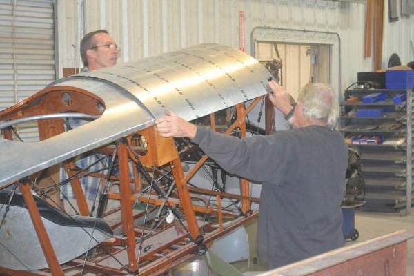 Fitting the upper boot cowl fairing
