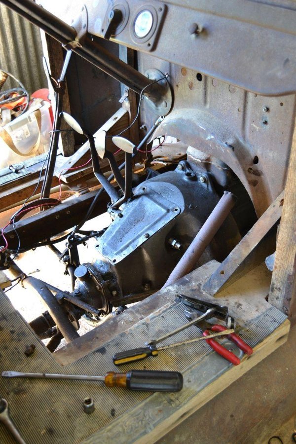 Model T Wrecker transmission