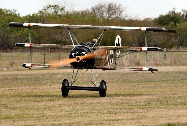 Fokker Dr.I Triplane taking off