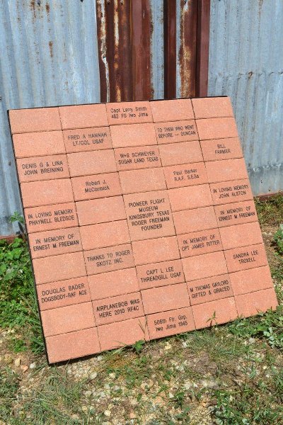 Temporary brick display