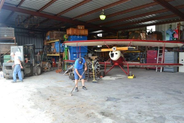 Cleaning up the hangar