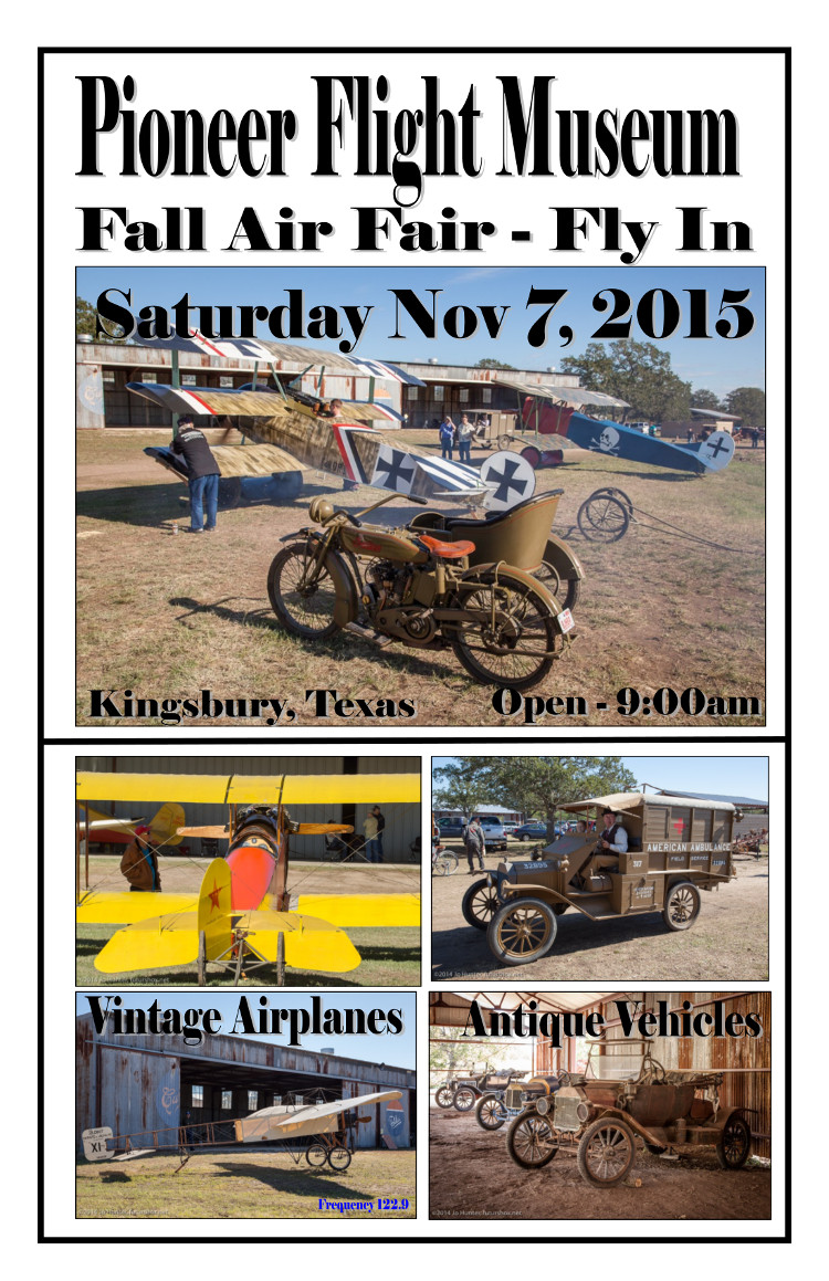 2015 Fall Air Fair – Fly In – Pioneer Flight Museum